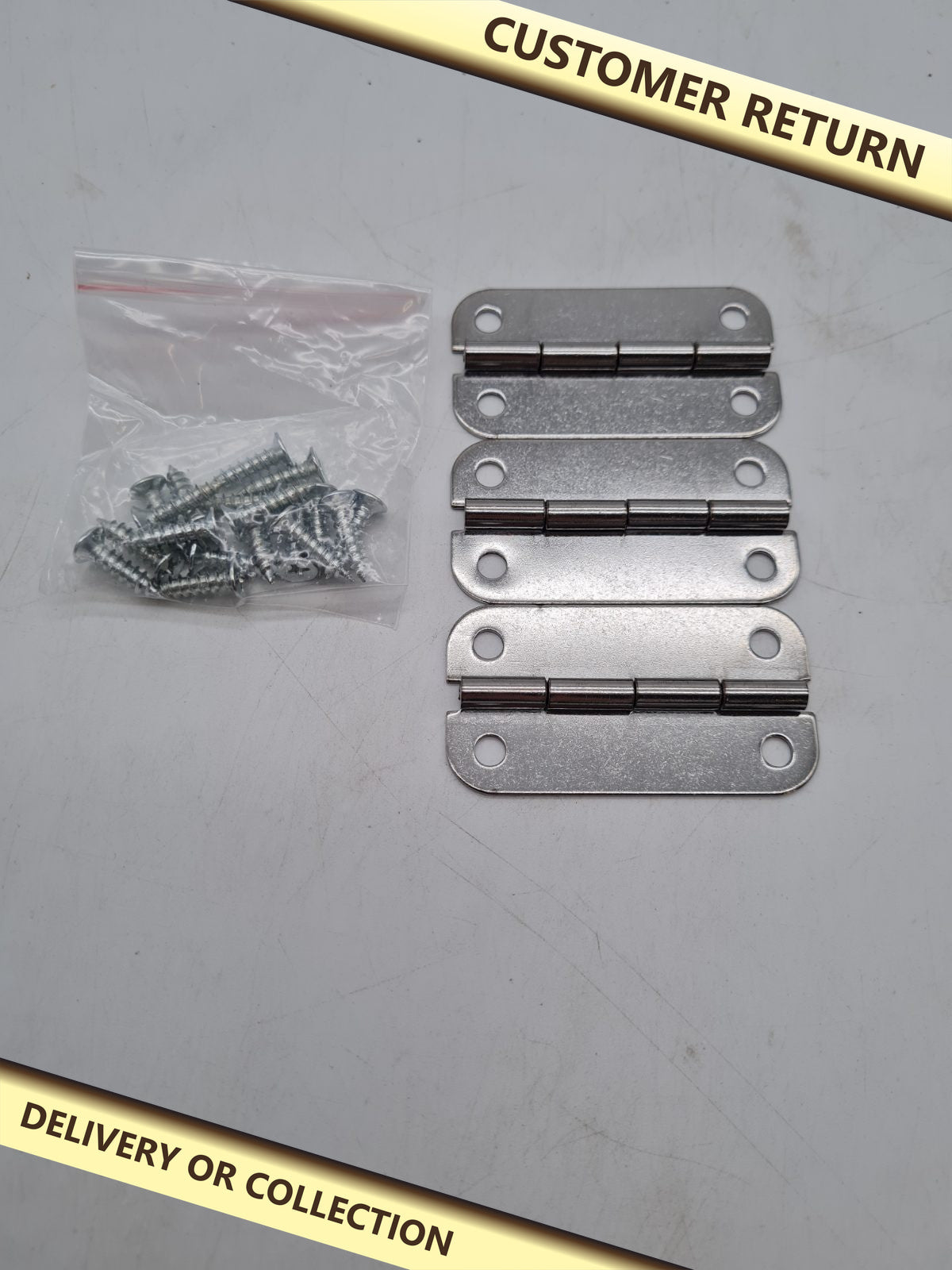 3-Piece Cooler and Ice Chest Hinge Set â€” photograph 1 — Customer return; auction delivery information shown on image