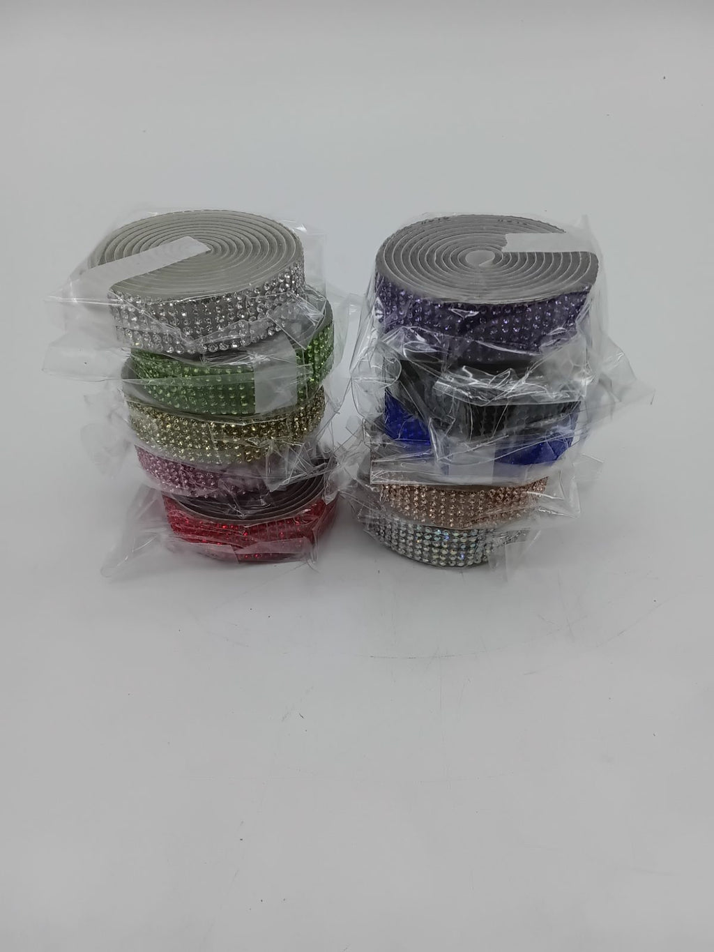 10-Roll Rhinestone-Effect Decorative Trim Set — photograph 1