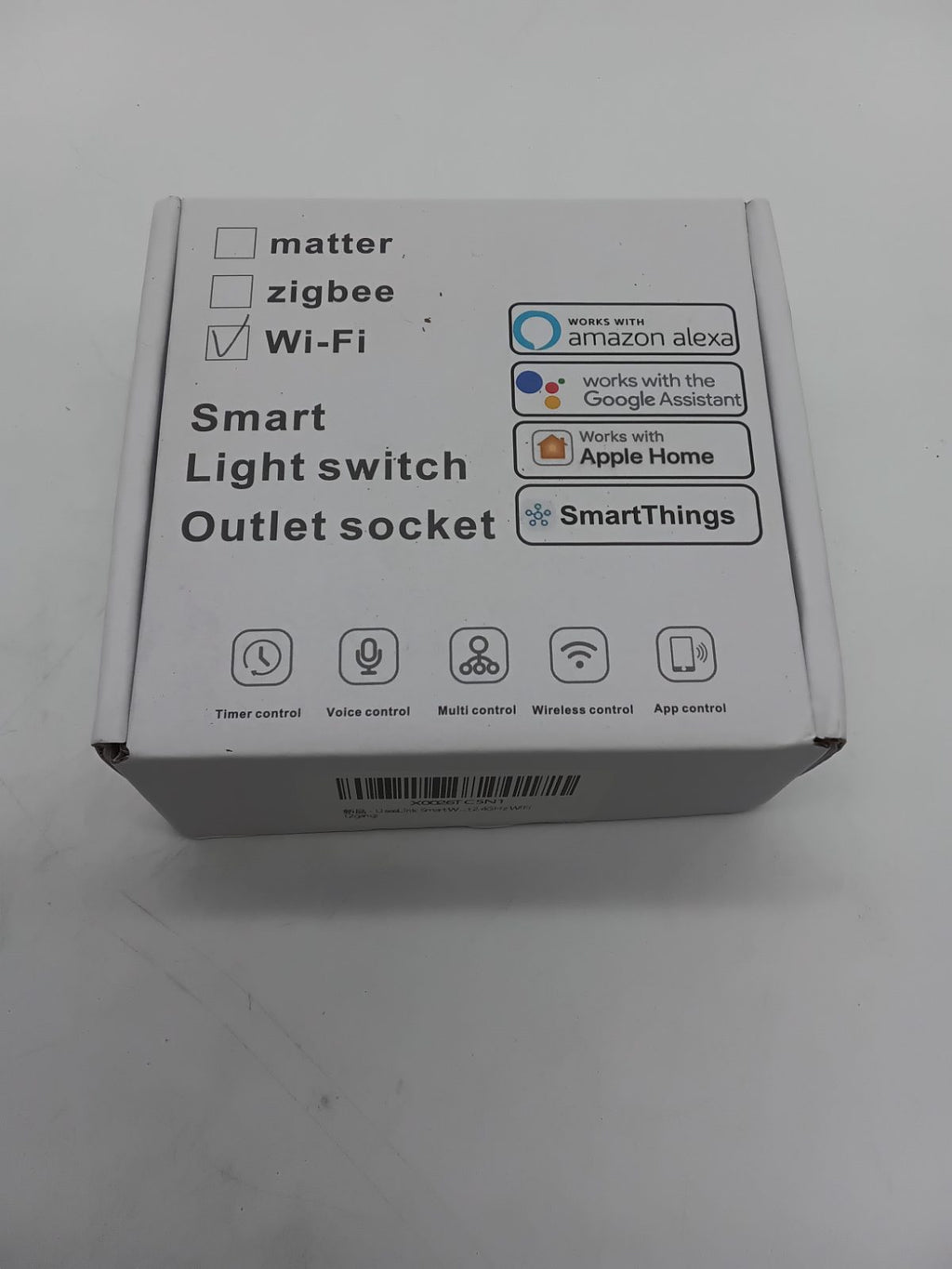 2-Gang Wi-Fi Smart Light Switch SM-SW103-2K â€” photograph 3