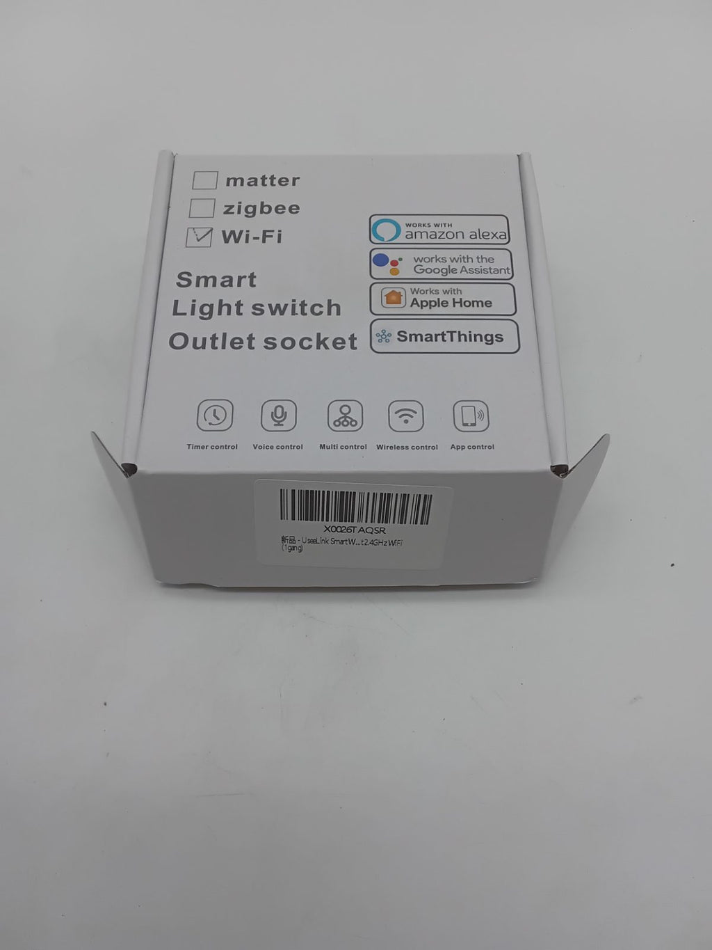 1 Gang Wi-Fi Smart Light Switch SM-SW103-1K — photograph 3