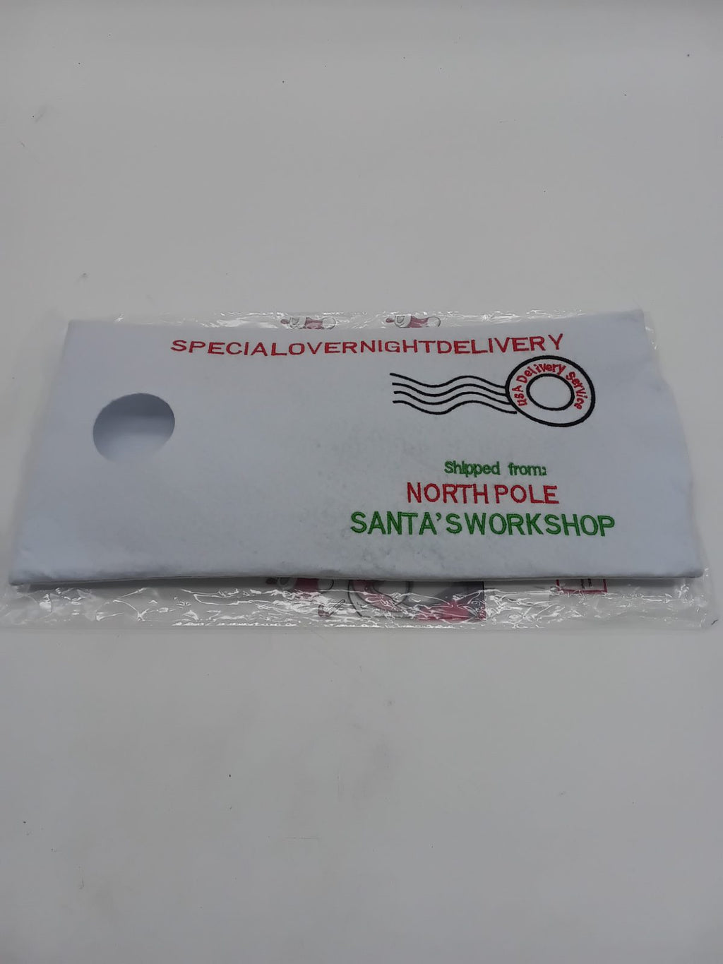 Christmas Gift Sack for elf on the shelf  with Santa and North Pole Design — photograph 1