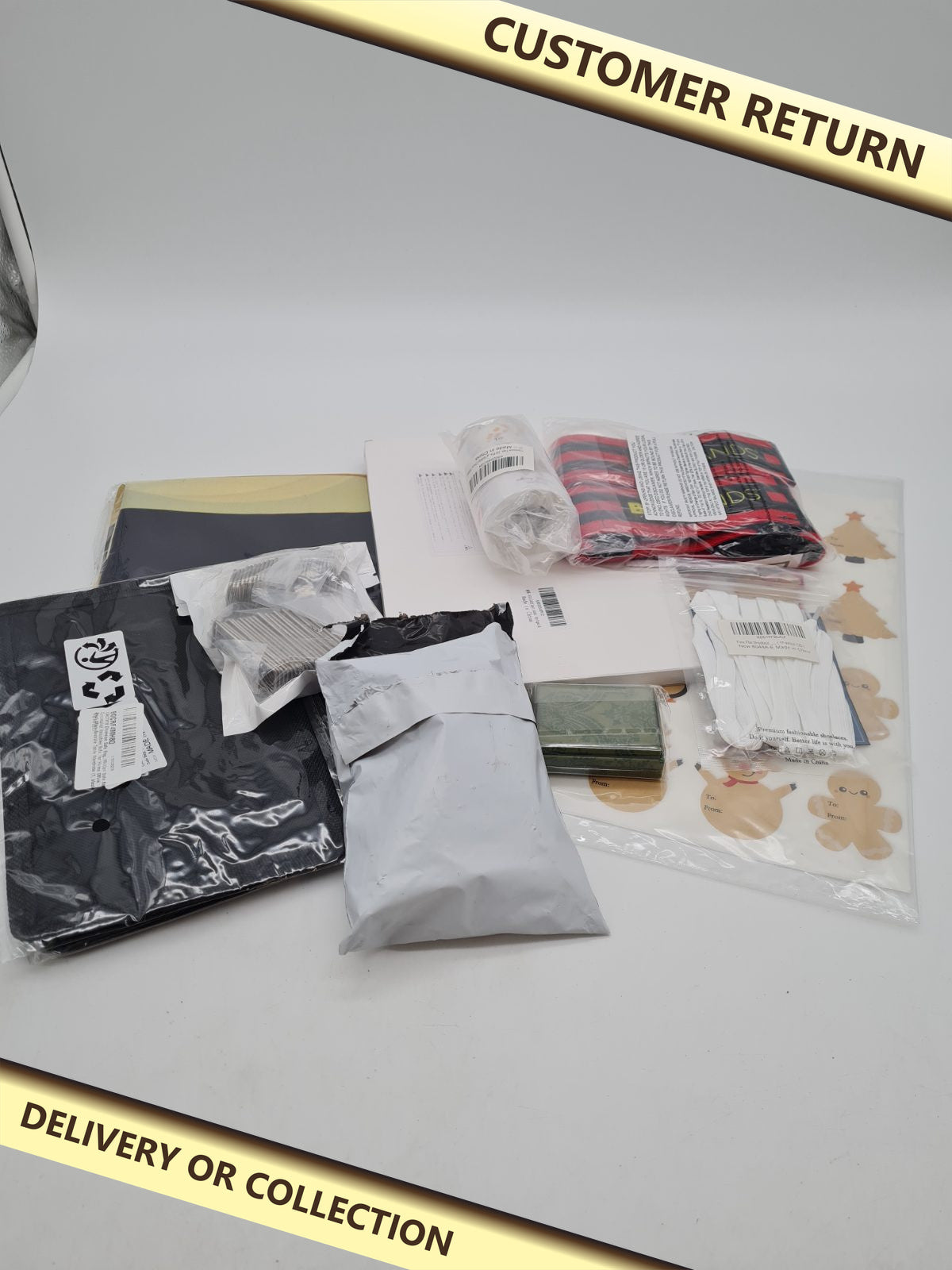 10 piece variety bundle â€” photograph 1 — Customer return; auction delivery information shown on image