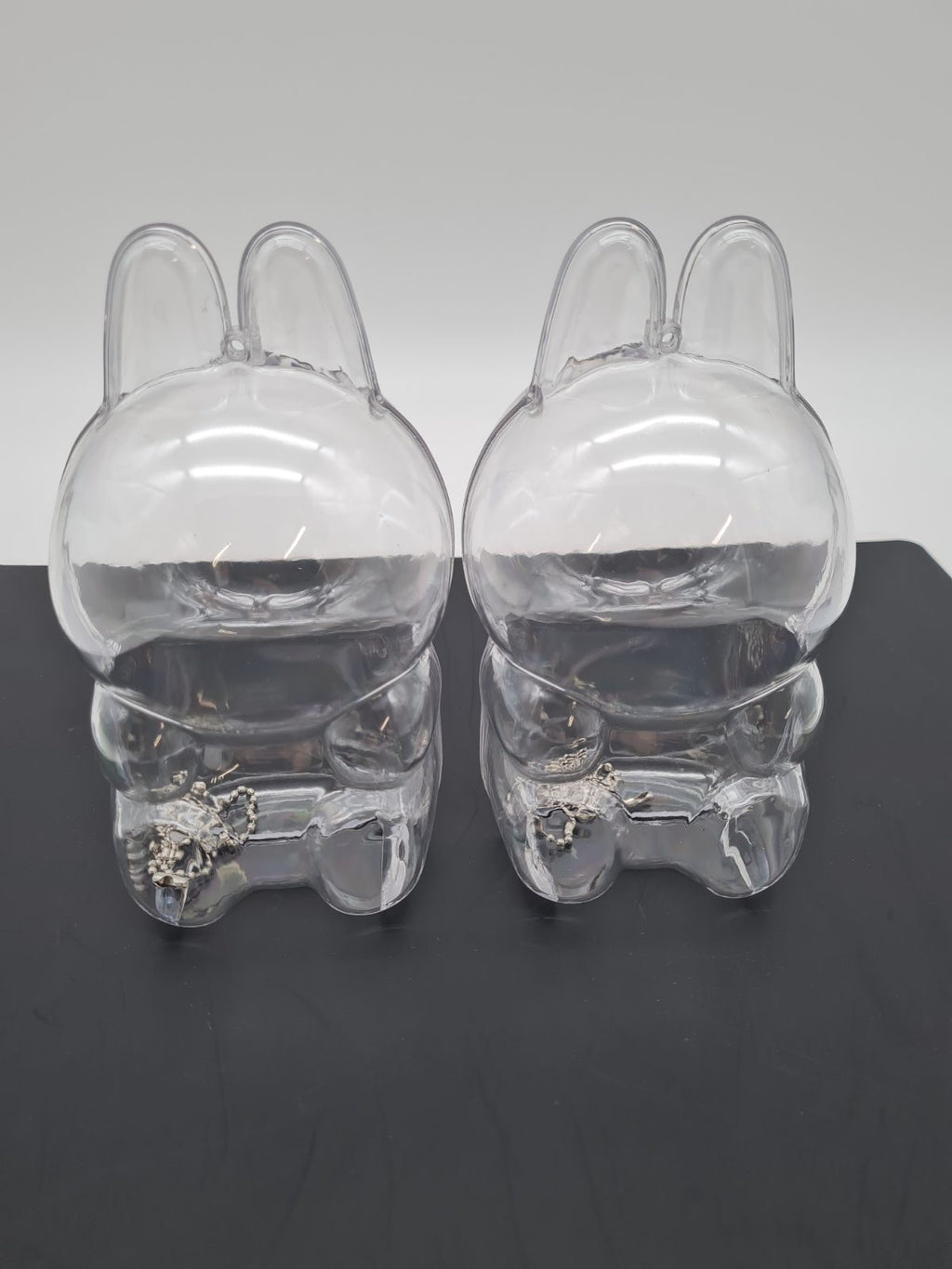 Rabbit-Shaped Mini Figure Display Case 2 pack â€” photograph 1