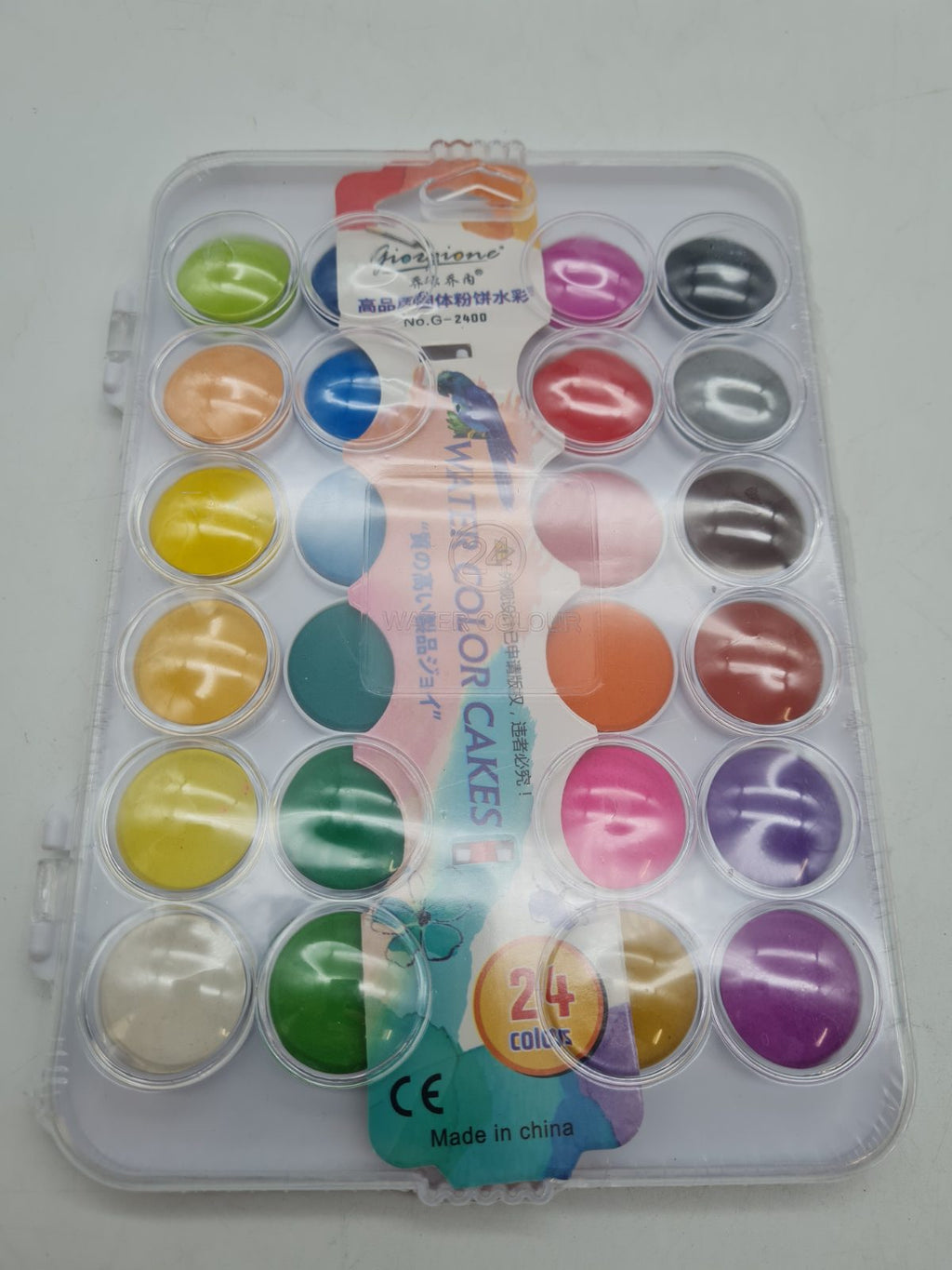 2 x Giorgione 24-Colour Watercolour Paint Sets G-2400 — photograph 3