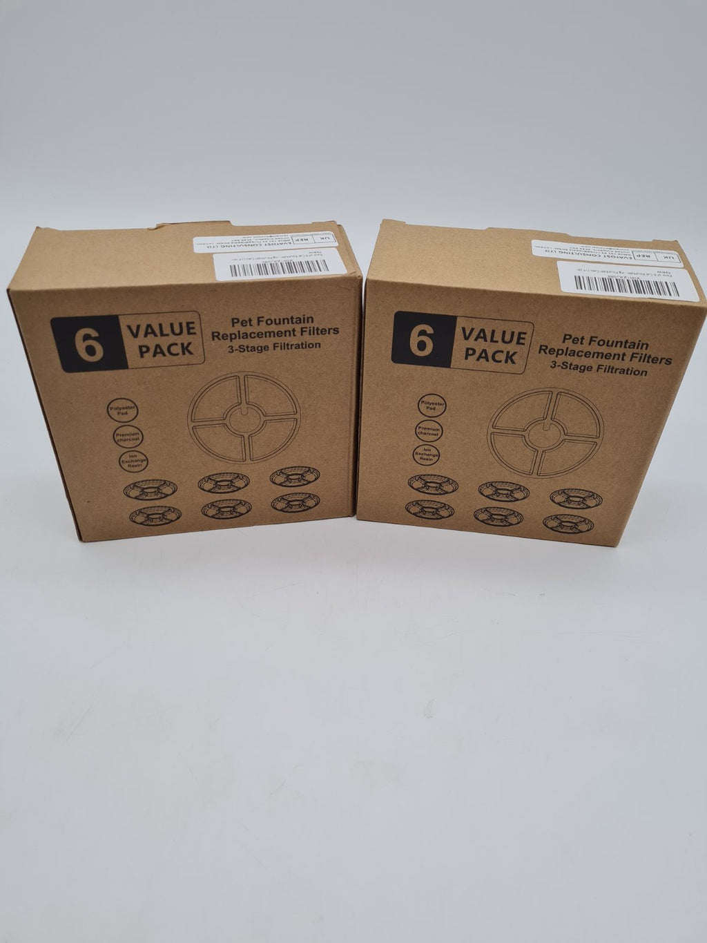 Pet Fountain Replacement Filters 2 boxes â€” photograph 2