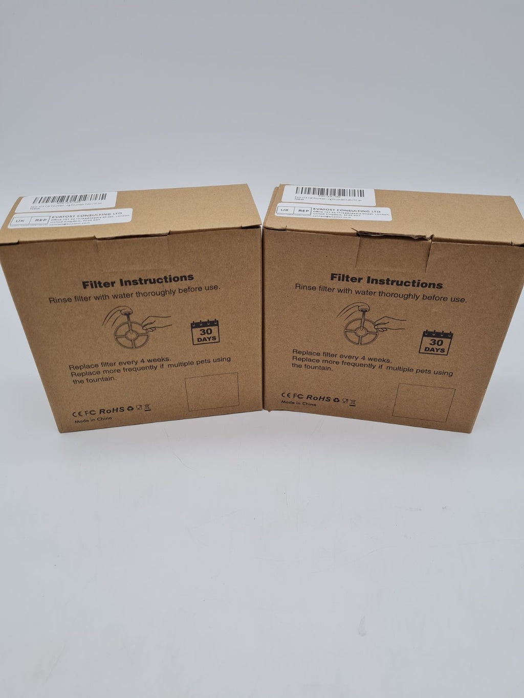Pet Fountain Replacement Filters 2 boxes â€” photograph 3