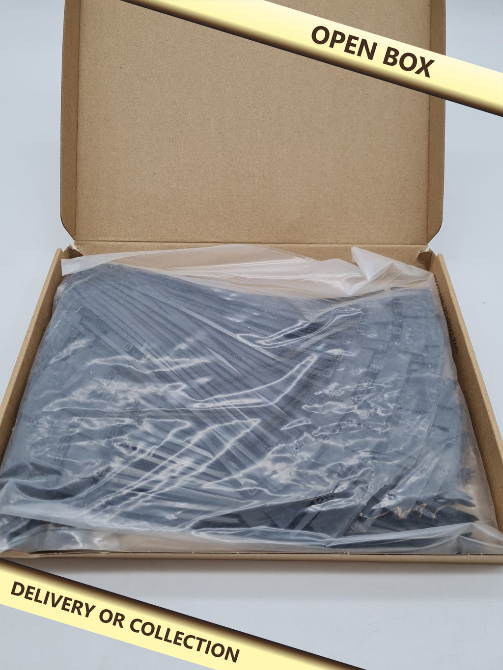 250pcs marker cable zip ties â€” photograph 1 — Open box; auction delivery information shown on image