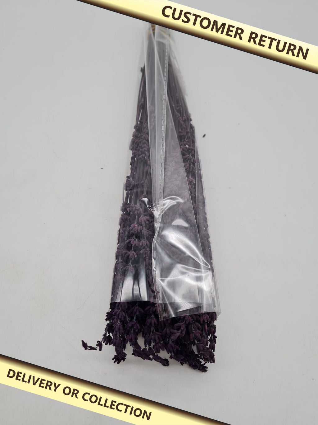 Dried Lavender Flower Stems â€” photograph 1 — Customer return; auction delivery information shown on image