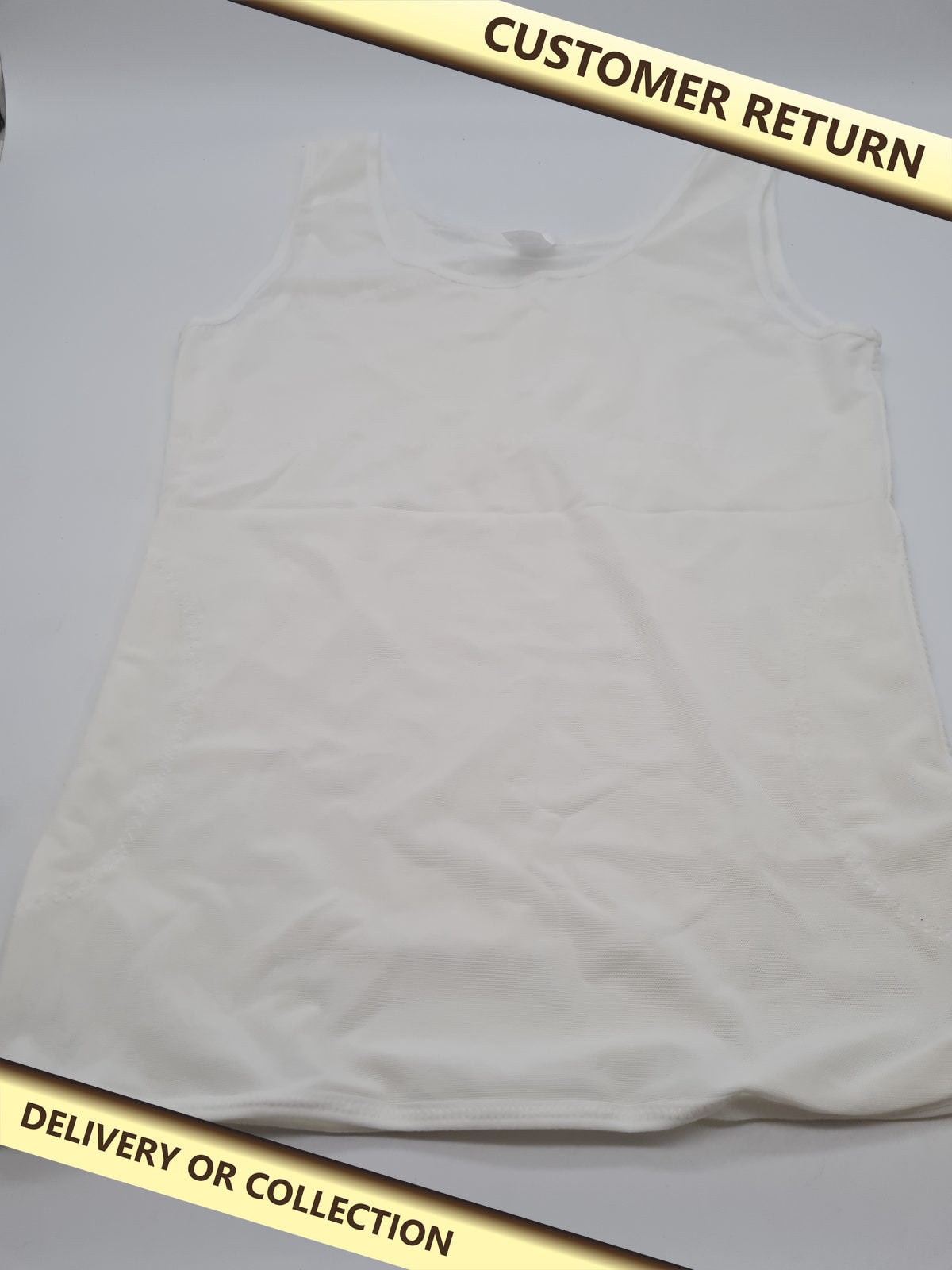Shapewear vest, size XL ivory — photograph 1 — Customer return; auction delivery information shown on image