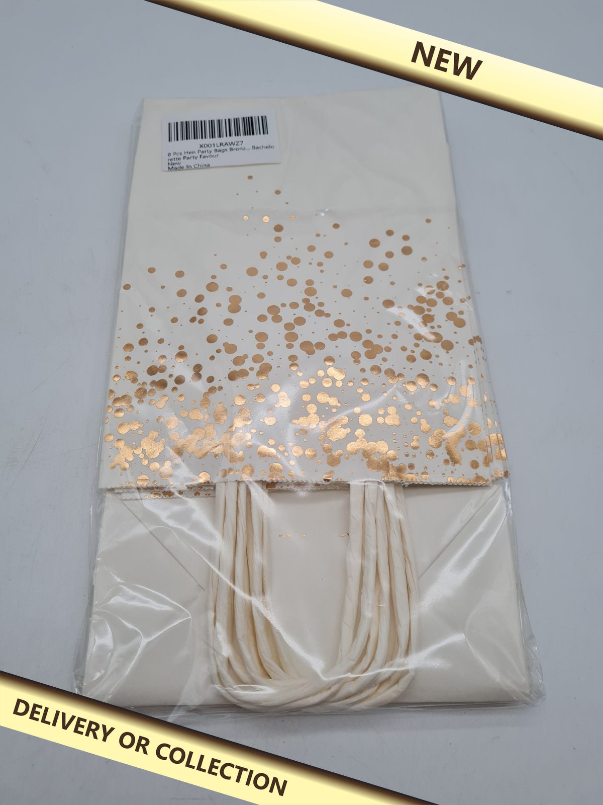 Paper Party Favour Gift Bags â€” photograph 1 — New; auction delivery information shown on image