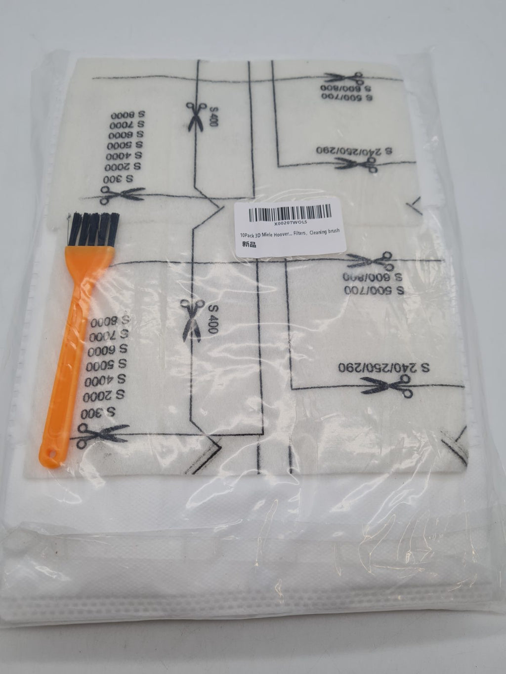 Cut-to-Fit Replacement Vacuum Cleaner Dust Bags â€” photograph 1