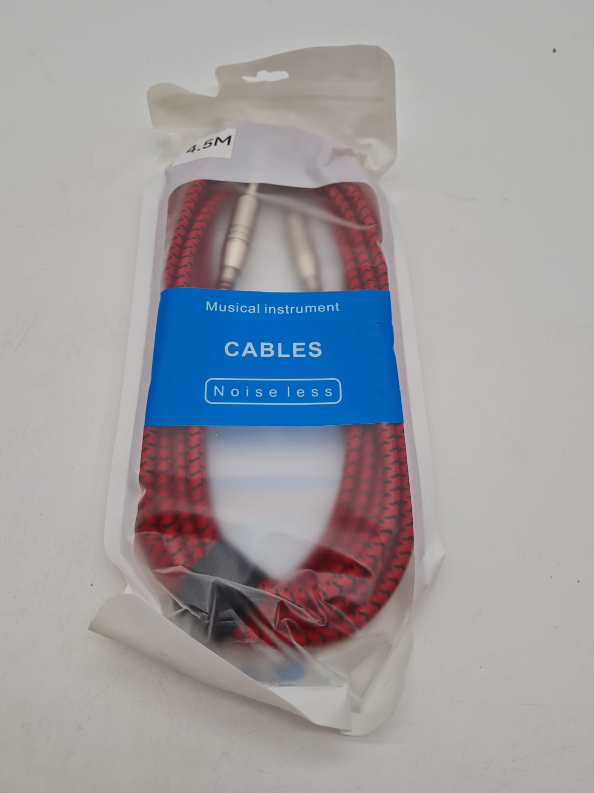 4.5m 6.35mm Jack Musical Instrument Cable â€” photograph 1