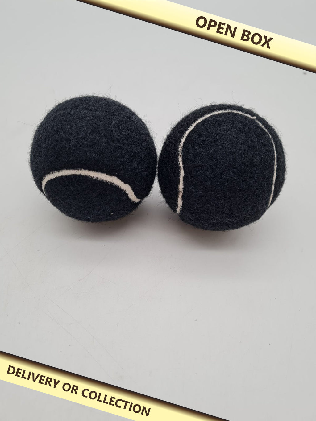 Tennis ball for dogs pack of 8 â€” photograph 1 — Open box; auction delivery information shown on image