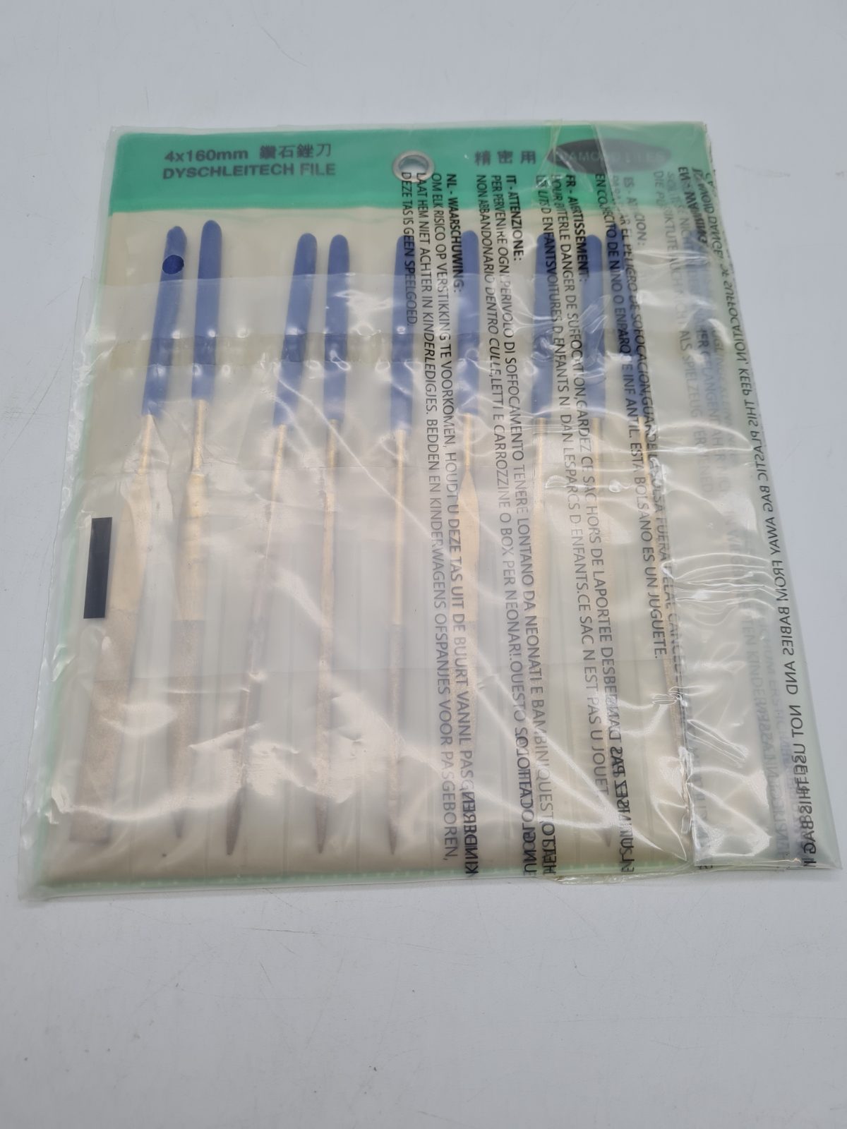 Diamond Needle File Set 4 x 160 mm â€” photograph 1