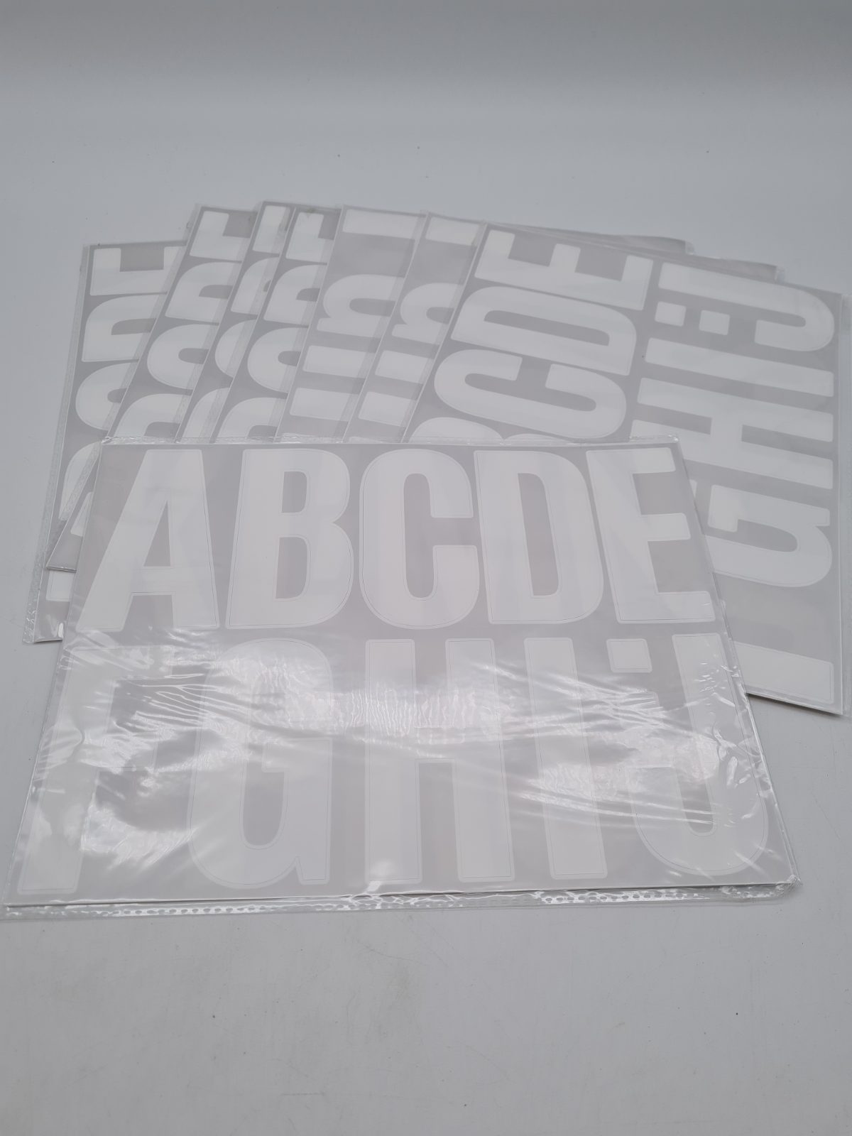 Bundle of Assortment of letter stickers — photograph 2
