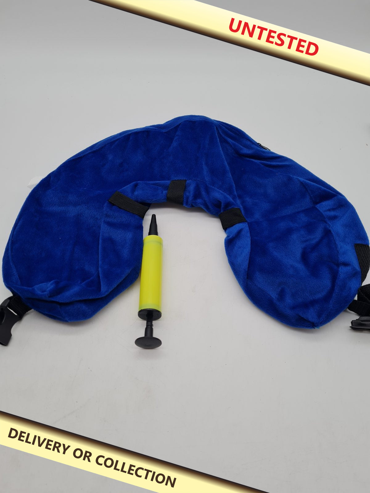 Inflatable Pet Recovery Collar â€” photograph 1 — Untested; auction delivery information shown on image