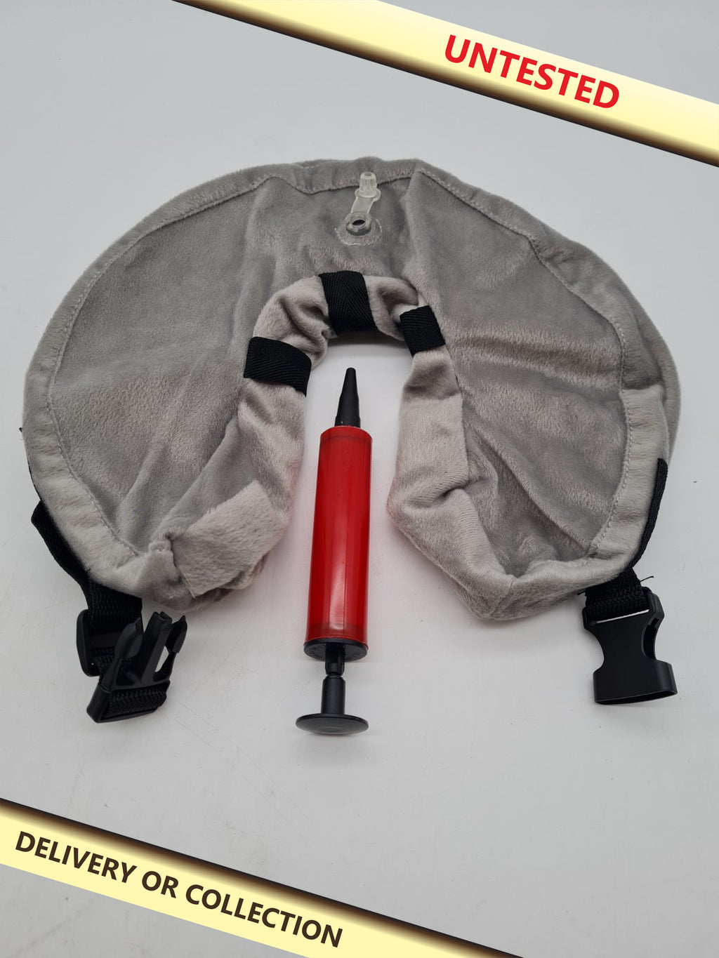 Inflatable Pet Recovery Collar — photograph 1 — Untested; auction delivery information shown on image