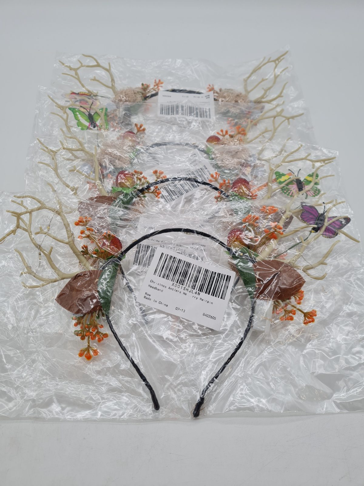Christmas Woodland Antler Headband bundle — photograph 3
