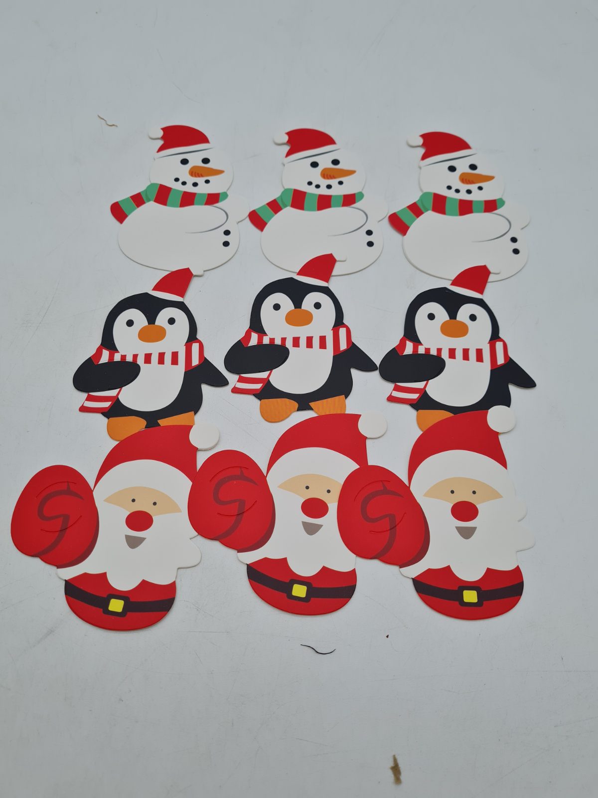 Christmas Character Craft Decorations 2 packs â€” photograph 1