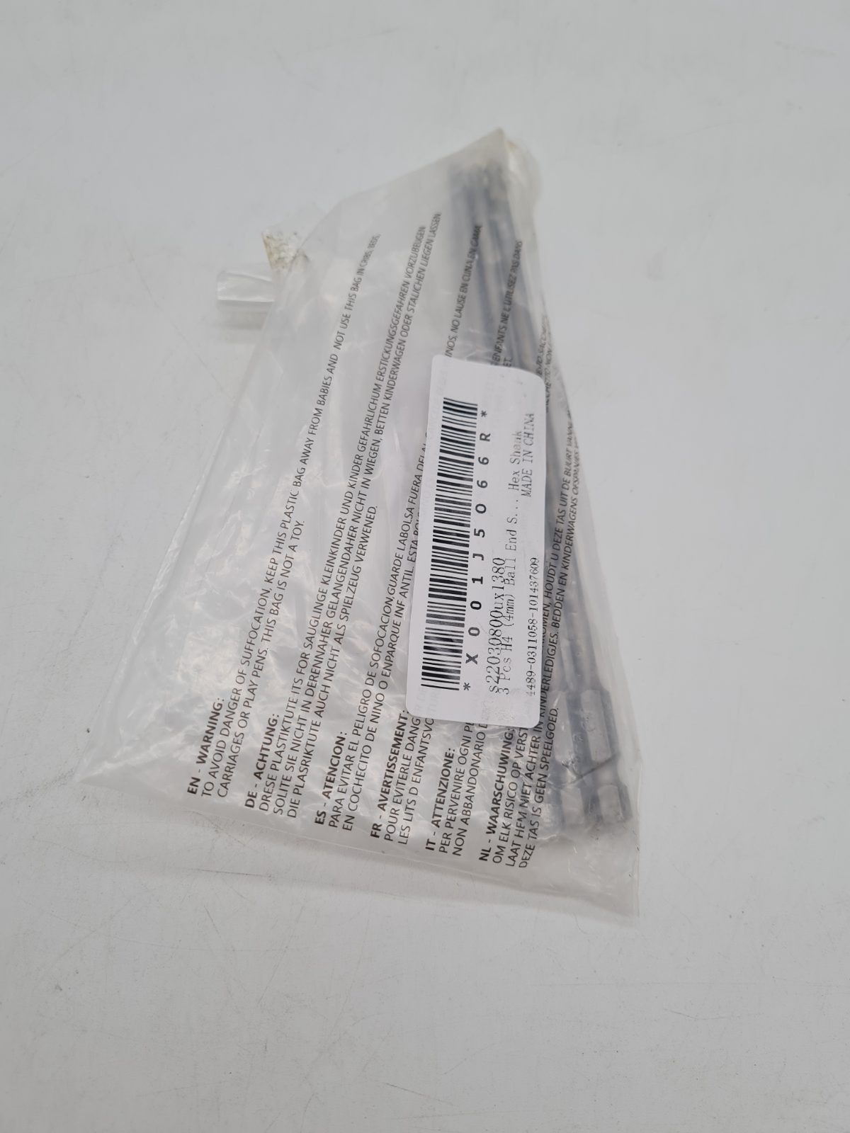 3-Piece 4mm Extra-Long Ball-End Hex Bit Set â€” photograph 3