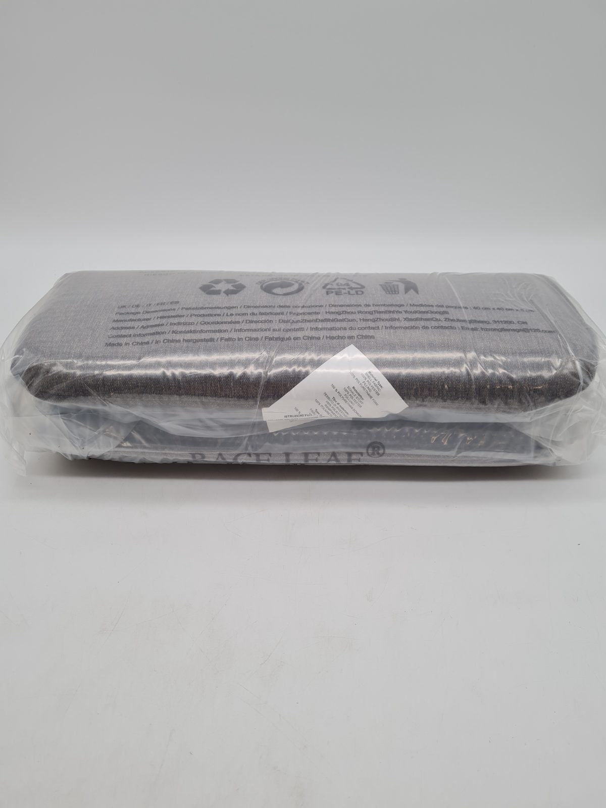 Set of 4 RACE LEAF Chair Seat Cushions â€” photograph 1