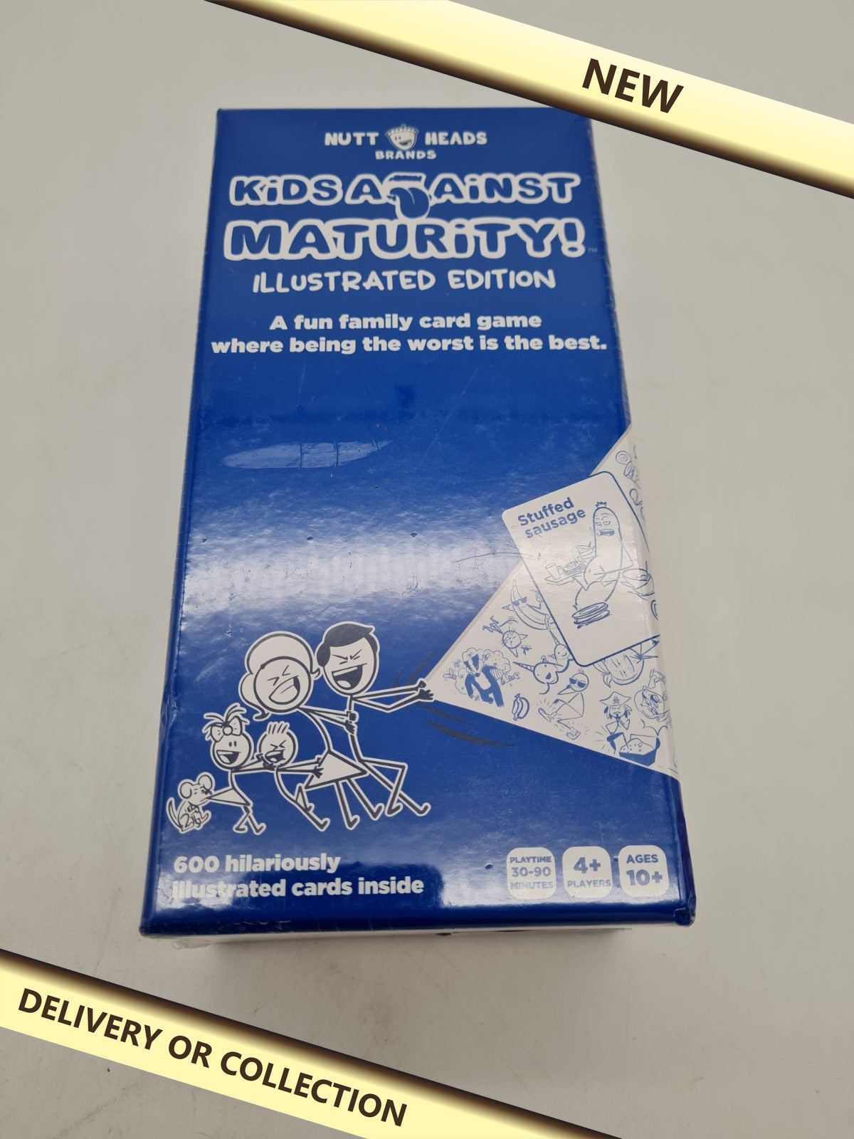 Kids Against Maturity! Illustrated Edition Card Game â€” photograph 1 — New; auction delivery information shown on image