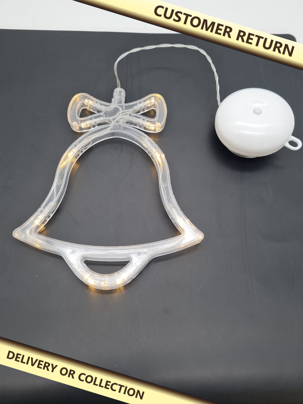 Set of 4 Christmas Hanging Lights â€” photograph 1 — Customer return; auction delivery information shown on image