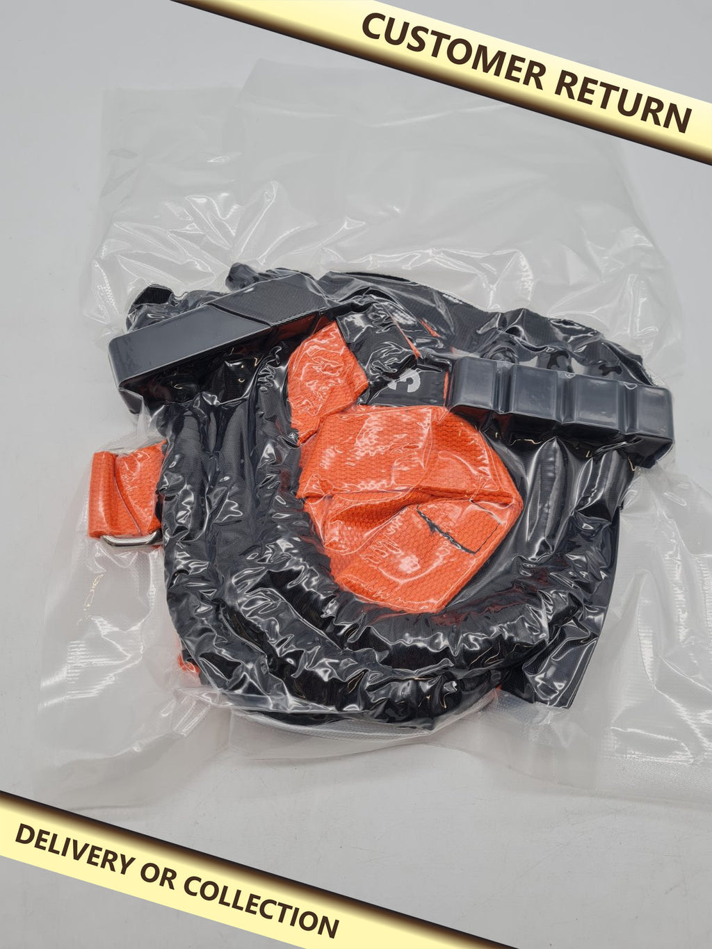 Exercise Resistance Band Set â€” photograph 1 — Customer return; auction delivery information shown on image
