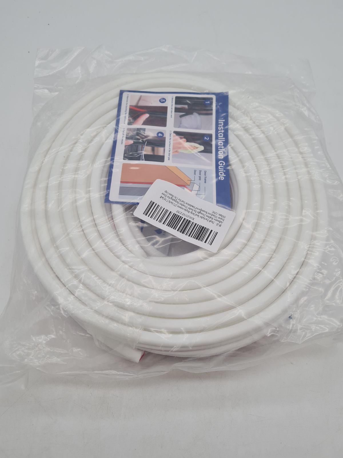 Self-Adhesive Rubber Draught Excluder Seal Strip â€” photograph 2