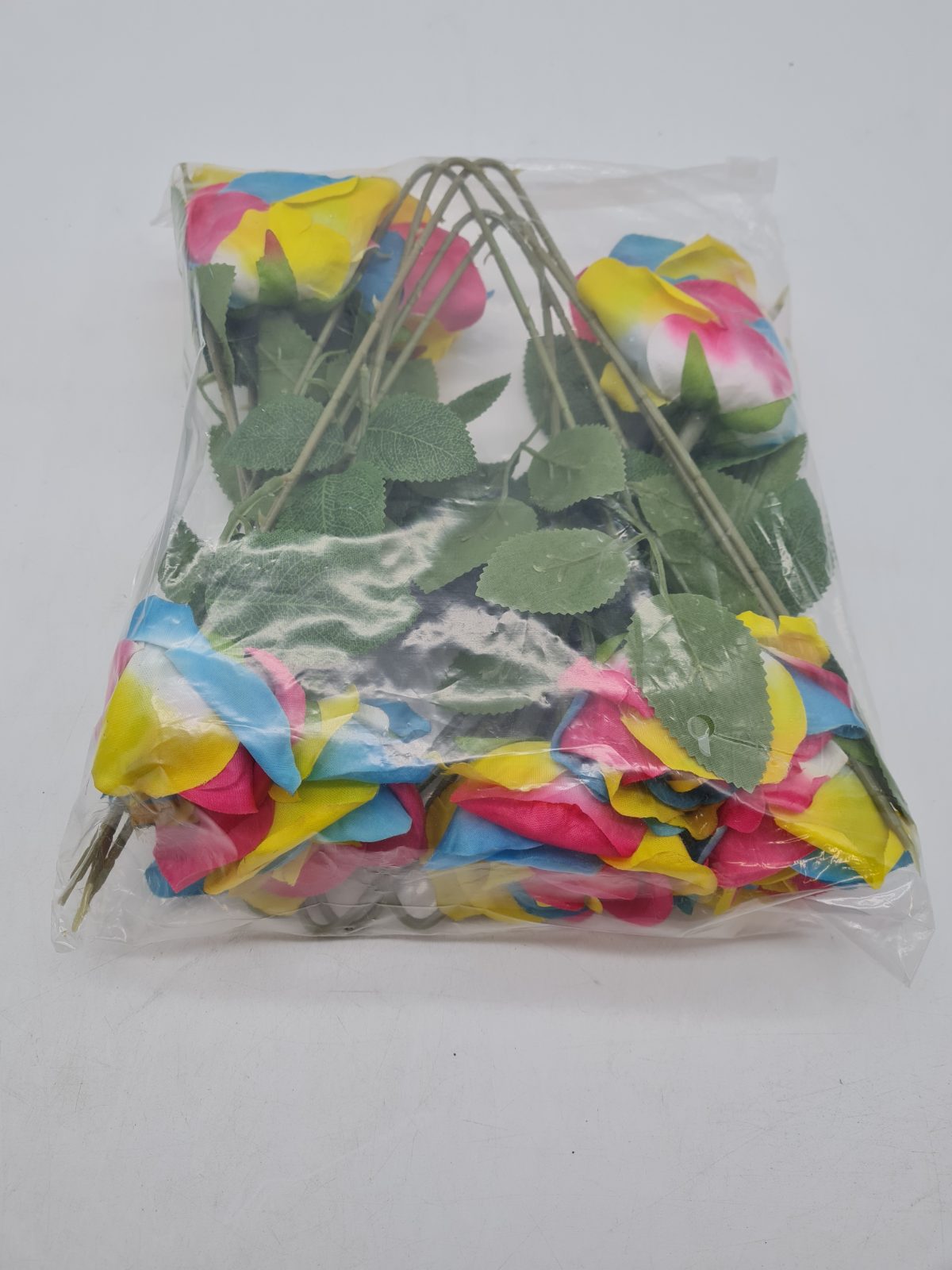 Multicoloured Artificial Rose Stems â€” photograph 3