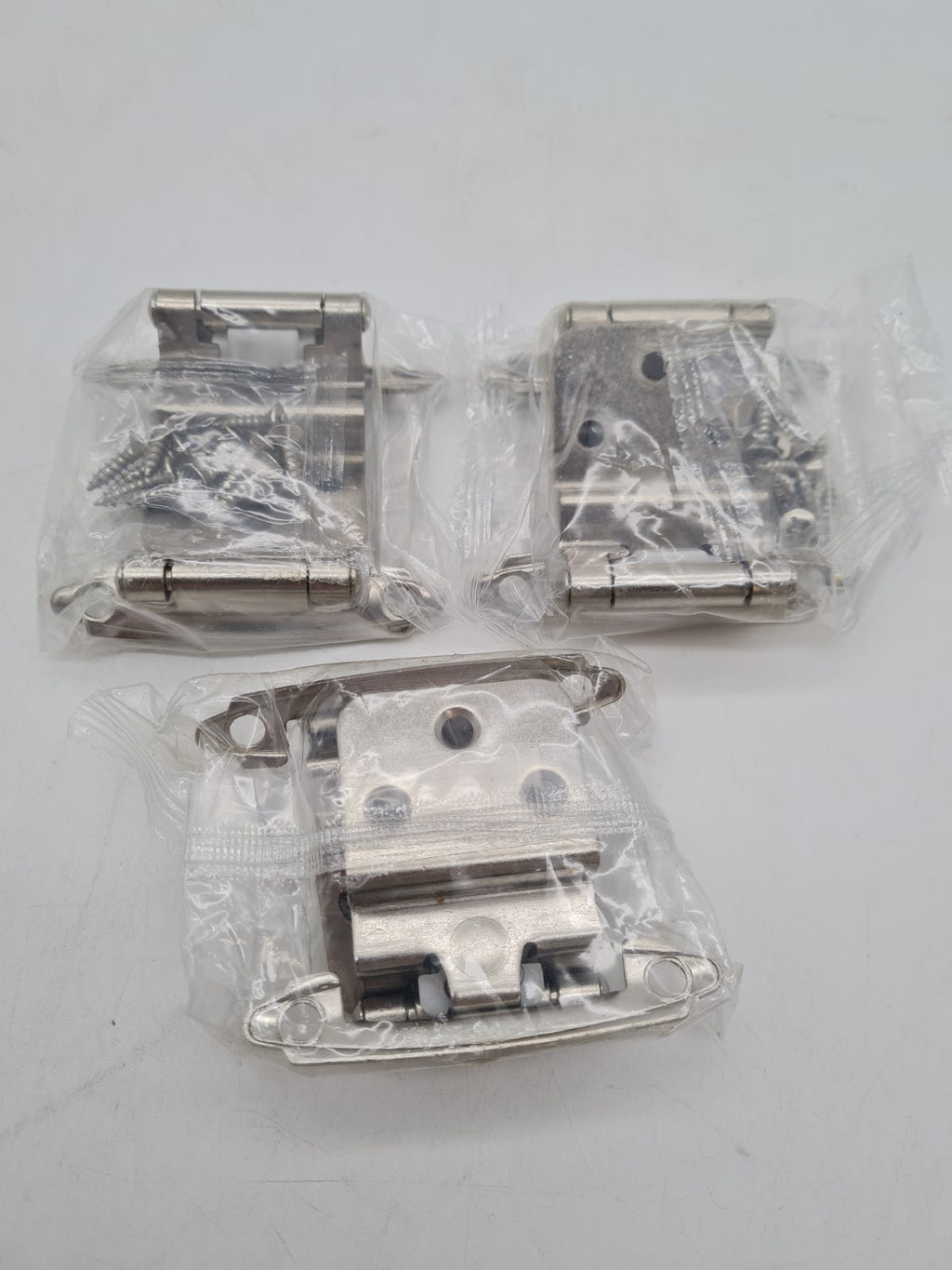 Set of 3 Inset Cabinet Hinges â€” photograph 2