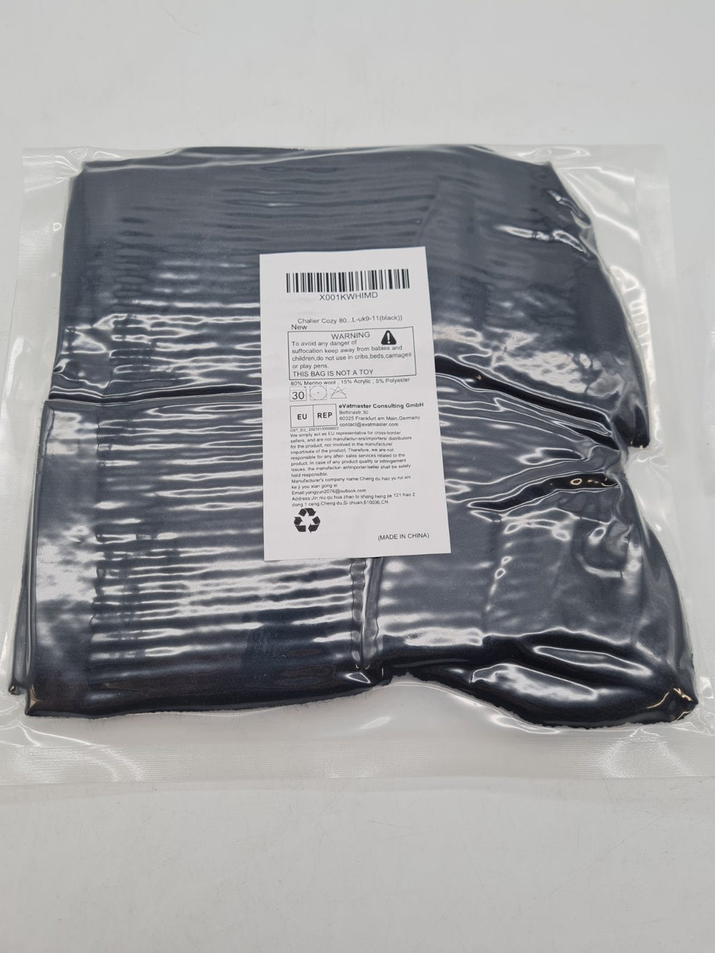 2 Pairs Merino Wool Blend Crew Socks UK 9-11 â€” photograph 3