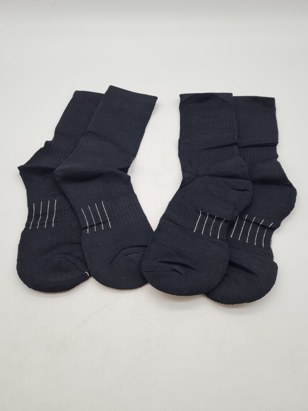 2 Pairs Merino Wool Blend Crew Socks UK 9-11 â€” photograph 1