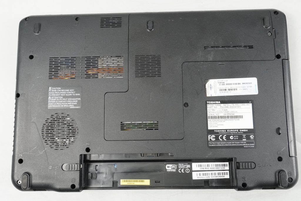 TOSHIBA SATELLITE PRO C660-16X, Core 2 Duo T6670 2.2GHz, 4GB RAM, 128GB SSD WiFi