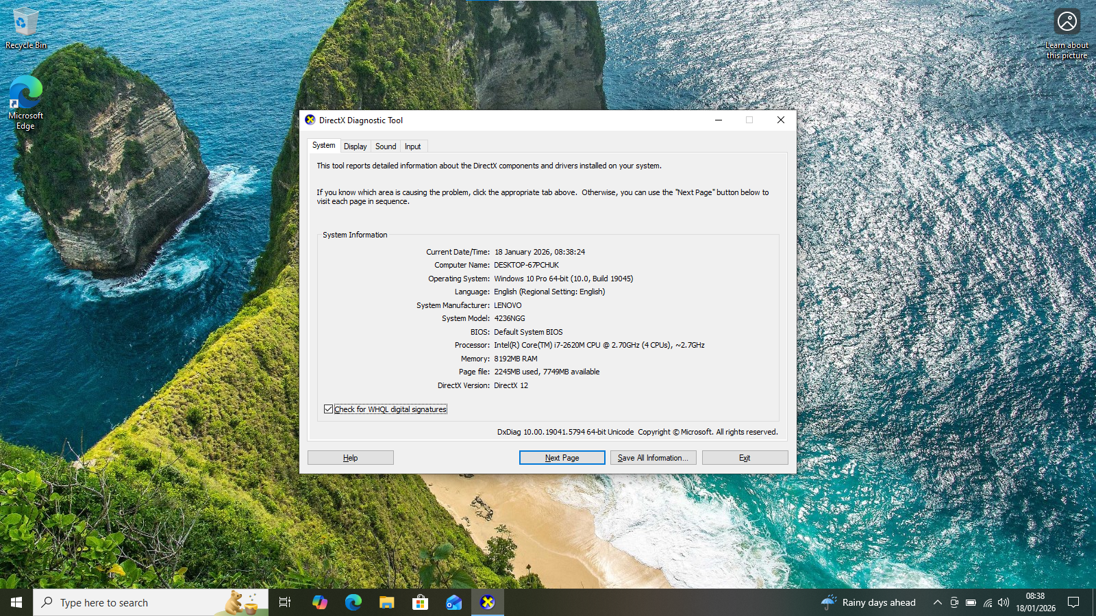 Lenovo ThinkPad T420, Core i7, 8GB Ram, 128GB SSD, WiFi, BT, Keyboard light, SIM
