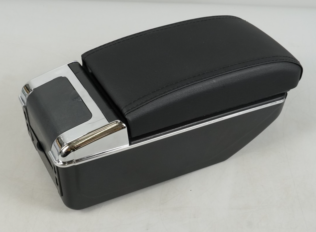 Car Armrest Storage Box with USB Ports for VW Polo MK5 (6R)/VW Vento 2010-2017
