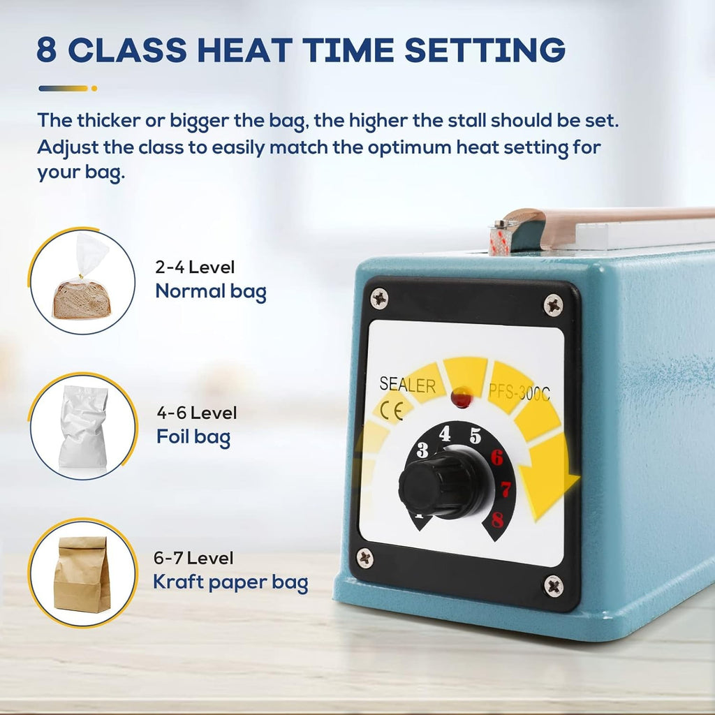 Heat Sealer Machine 300mm 400W Hanchen PFS-300C