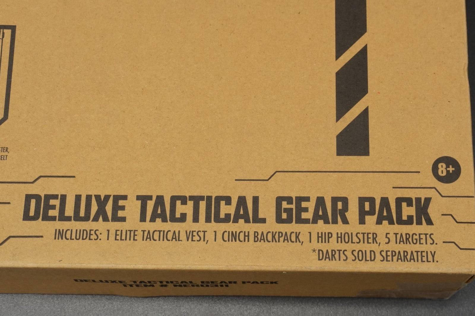 Nerf Tactical Gear Pack Deluxe Set Vest Hip-Holster Backpack Targets