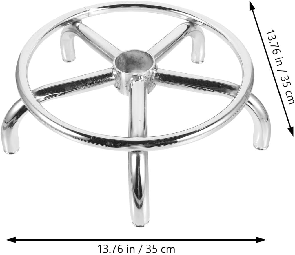 Swivel Chair Base Bottom Replacement Part Sturdy Round Chassis Swivel Stool