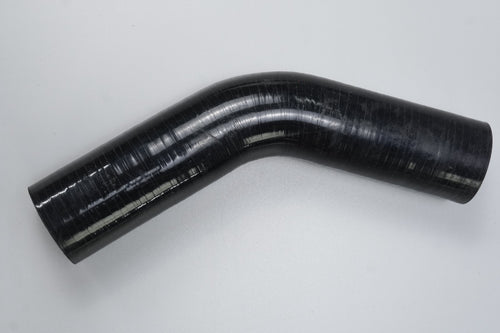 45mm ID 45 Degree Silicone Elbow Hose Black Automotive Intake Boost Coolant