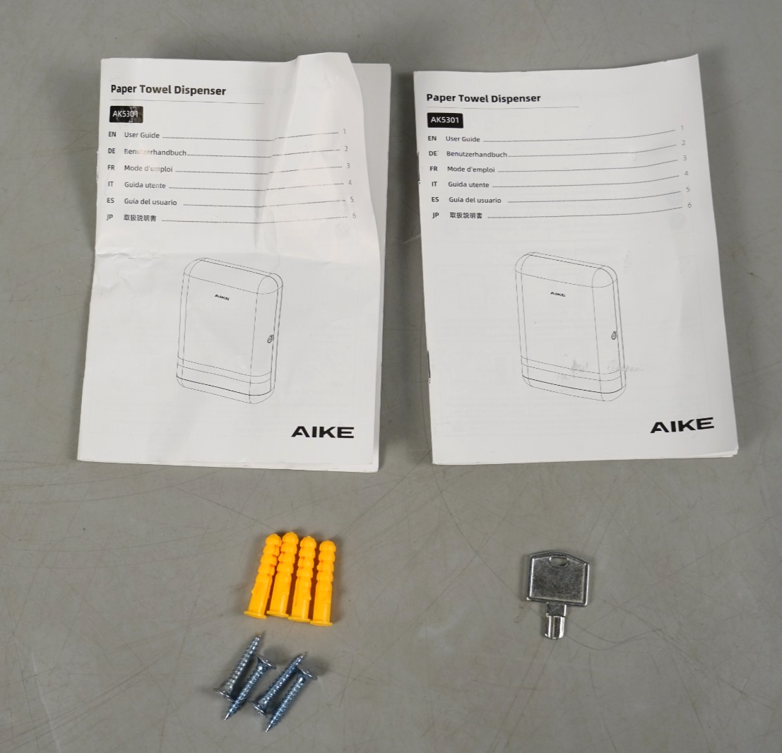 Commercial Paper Towel Dispenser 400 Sheets Wall Mounted Z-Fold & H2 Paper