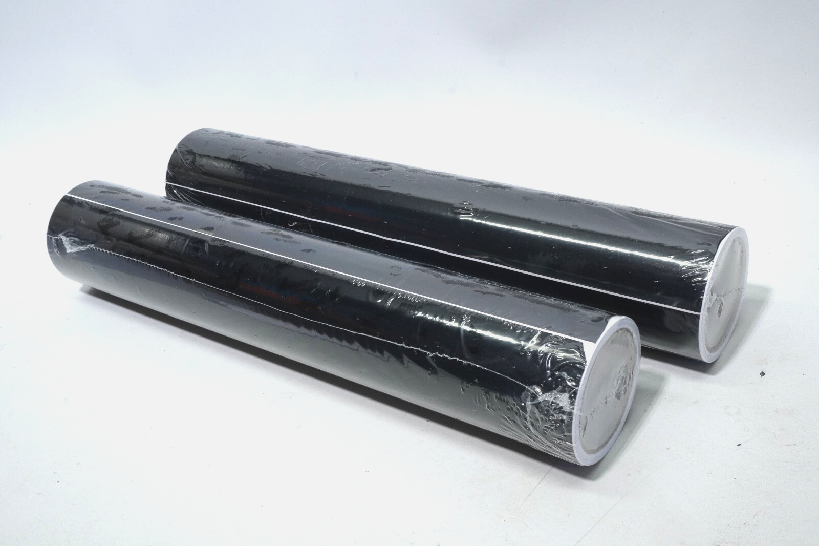 Glossy Black Vinyl Self-adhesive 12" x 10ft x 2pcs for Cricut / Cutterplotters