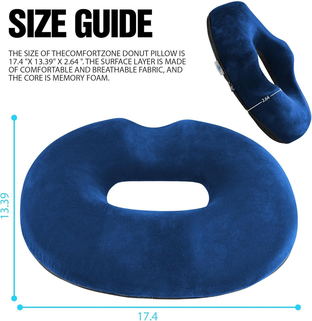 Doughnut Cushion Coccyx Tailbone Pain Pressure Relief Orthopedic Donut USED