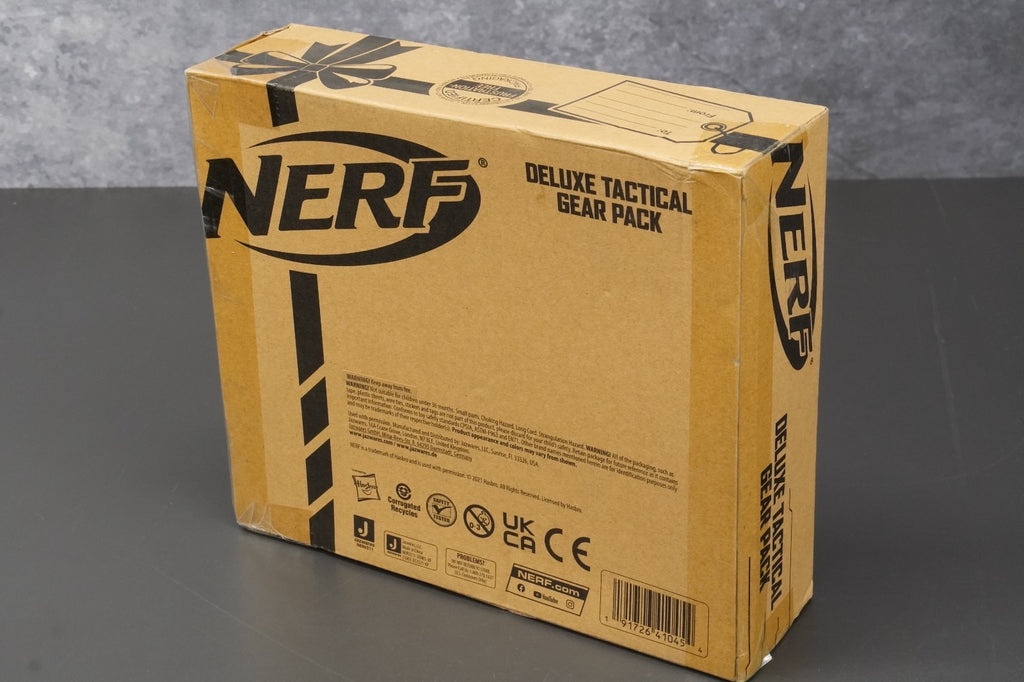 Nerf Tactical Gear Pack Deluxe Set Vest Hip-Holster Backpack Targets