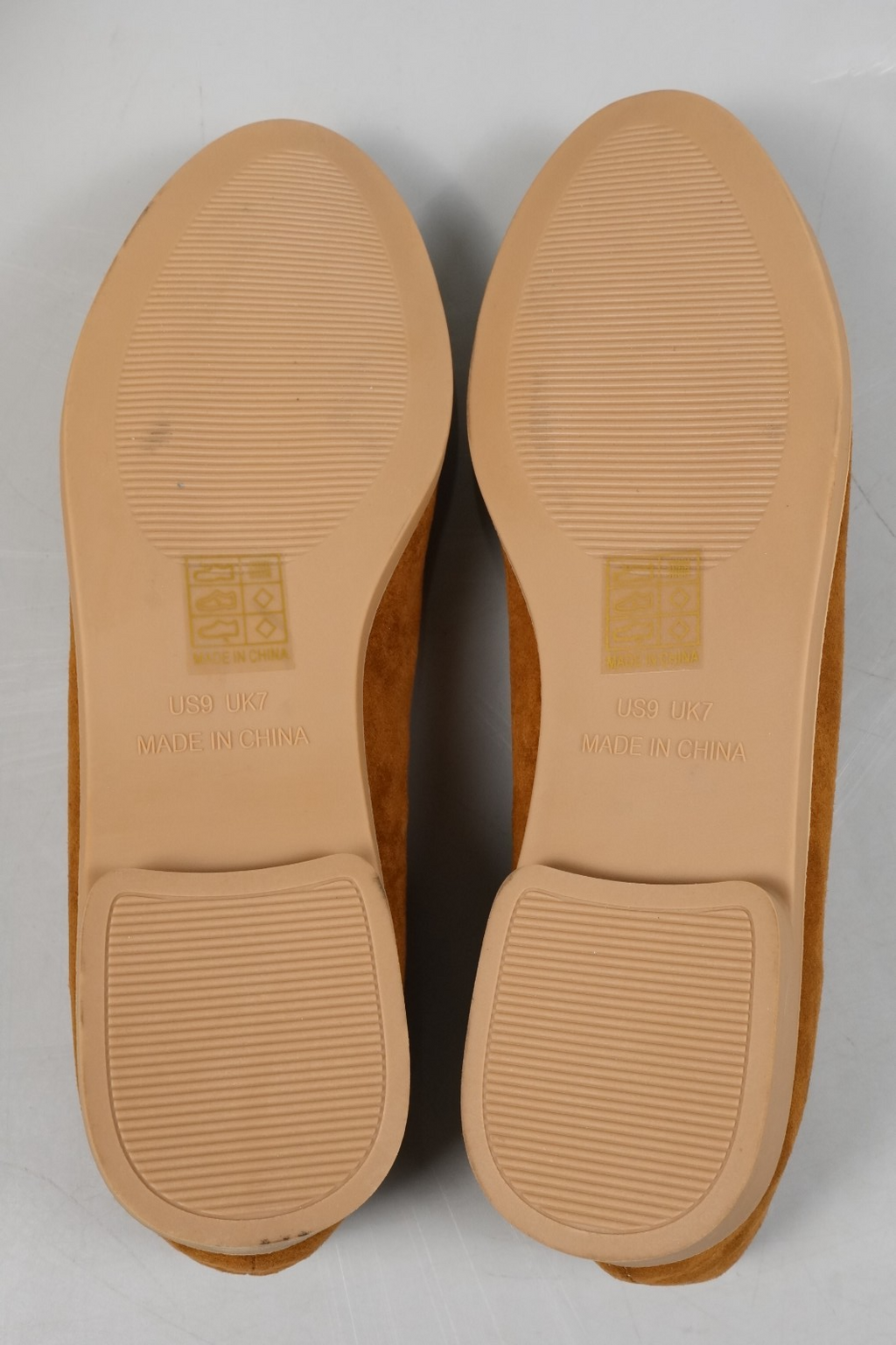 UK7 Womens Loafers Moccasins Work Shoes Ladies Slip On Brown Brown Size EU40