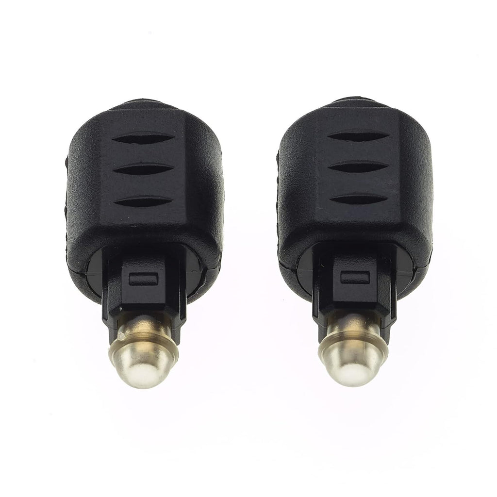 Audio Fibre Optic Adaptor Plug Mini-TOSLINK to TOSLINK Digital S/PDIF Connector