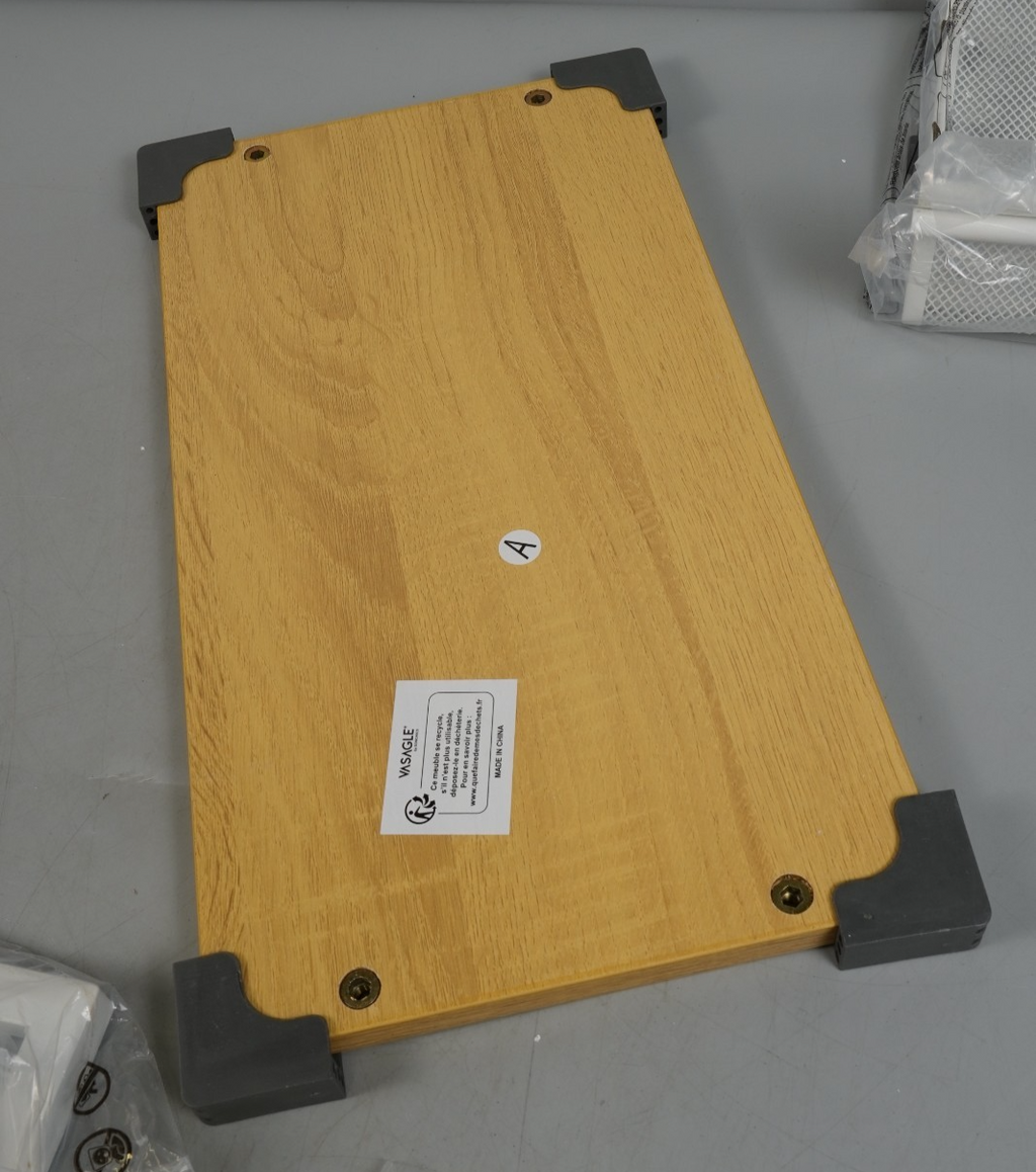 4-Tier Trolley Space-Saving Kitchen Cart with Castors 22x45.5x77cm