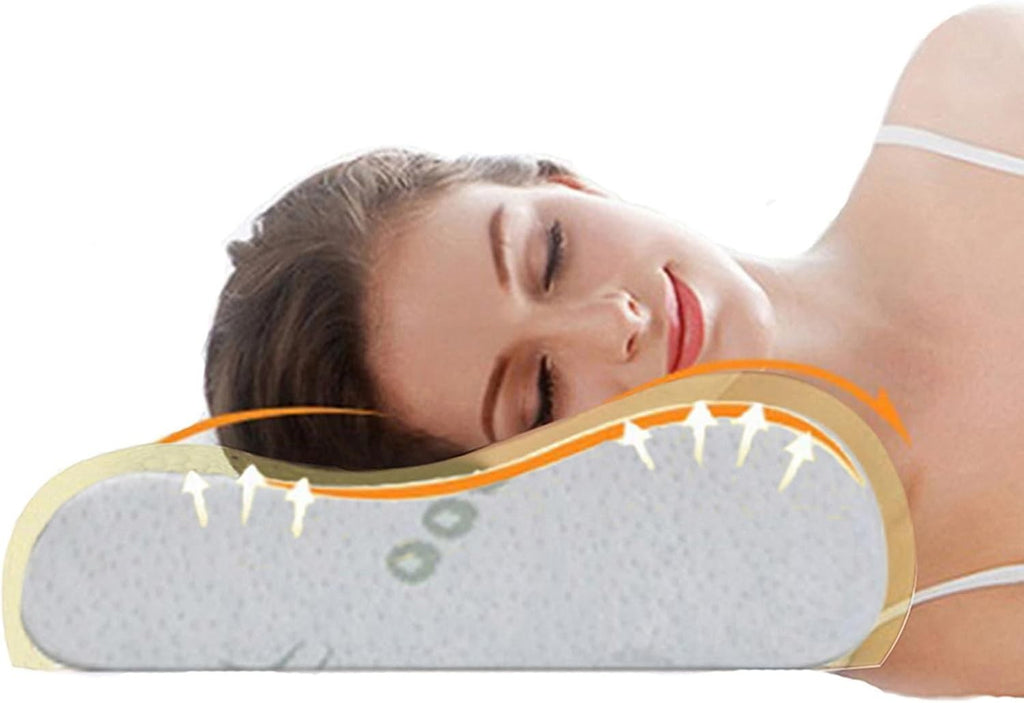 Orthopedic Cervical Pillow Memory Foam Deep Sleep Neck Shoulder Sleeping