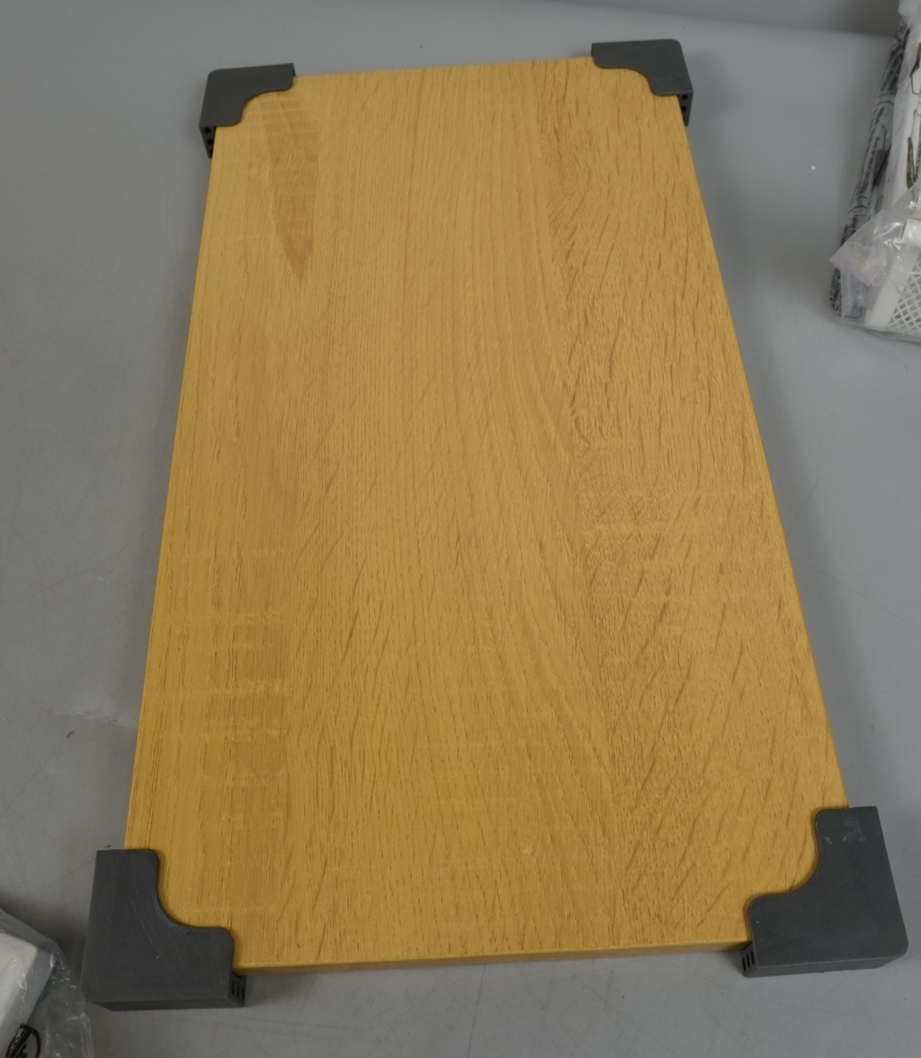 4-Tier Trolley Space-Saving Kitchen Cart with Castors 22x45.5x77cm