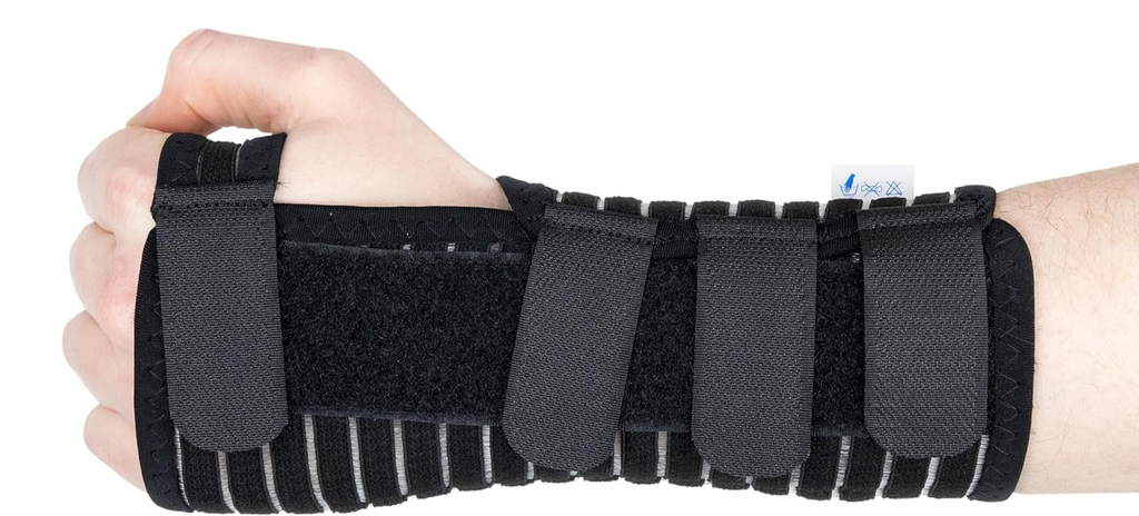 LH Carpal Tunnel Wrist Support Medium With Splint Wrist Brace Sprain Pain Relief